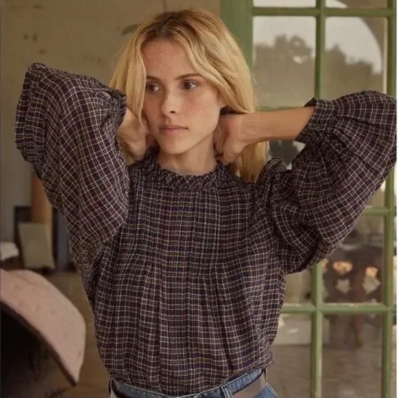 Doen Amadea top midnight saint germain plaid XXS - Picture 3 of 3